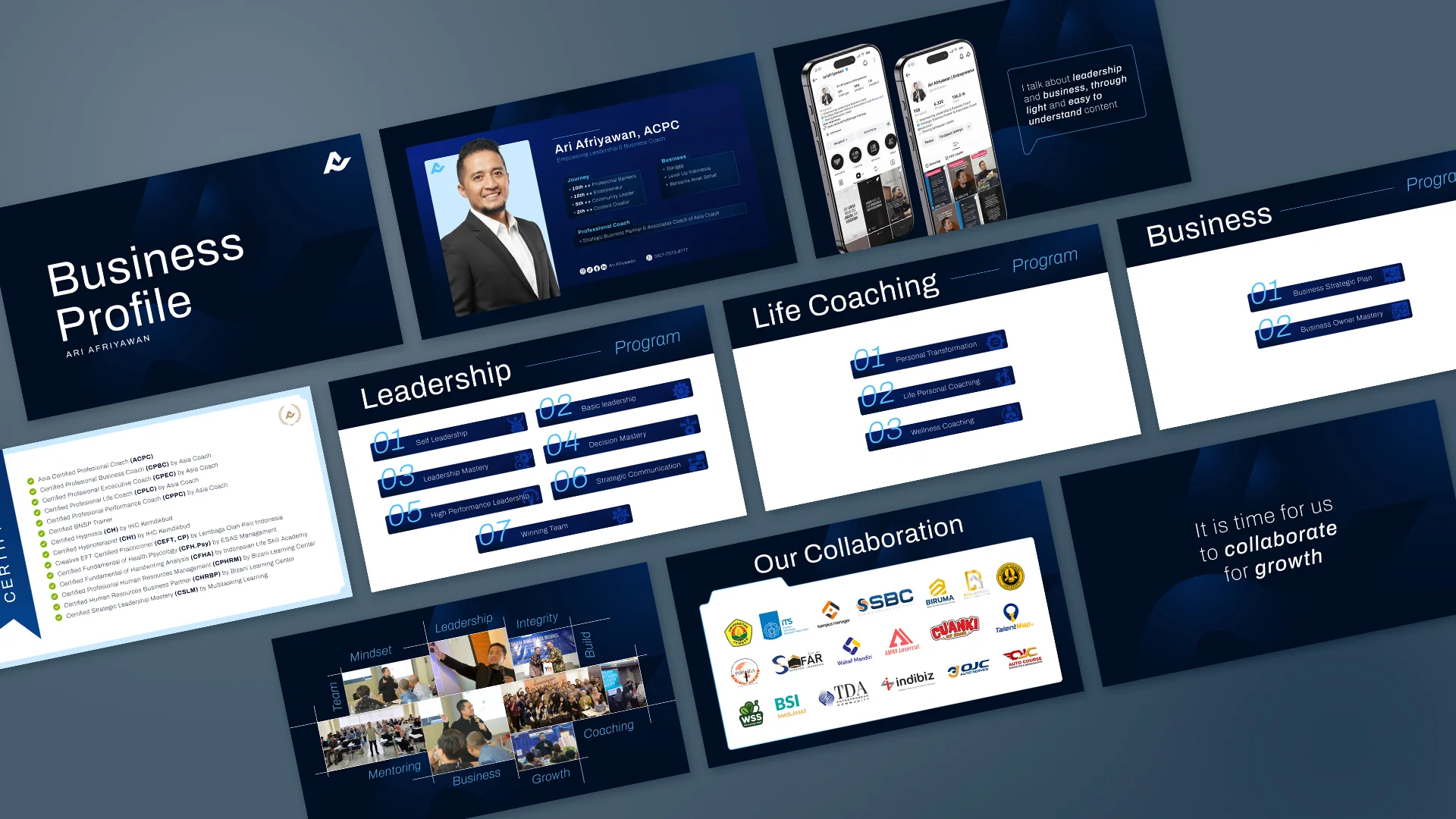Ari Afriyawan Business Profile Slides